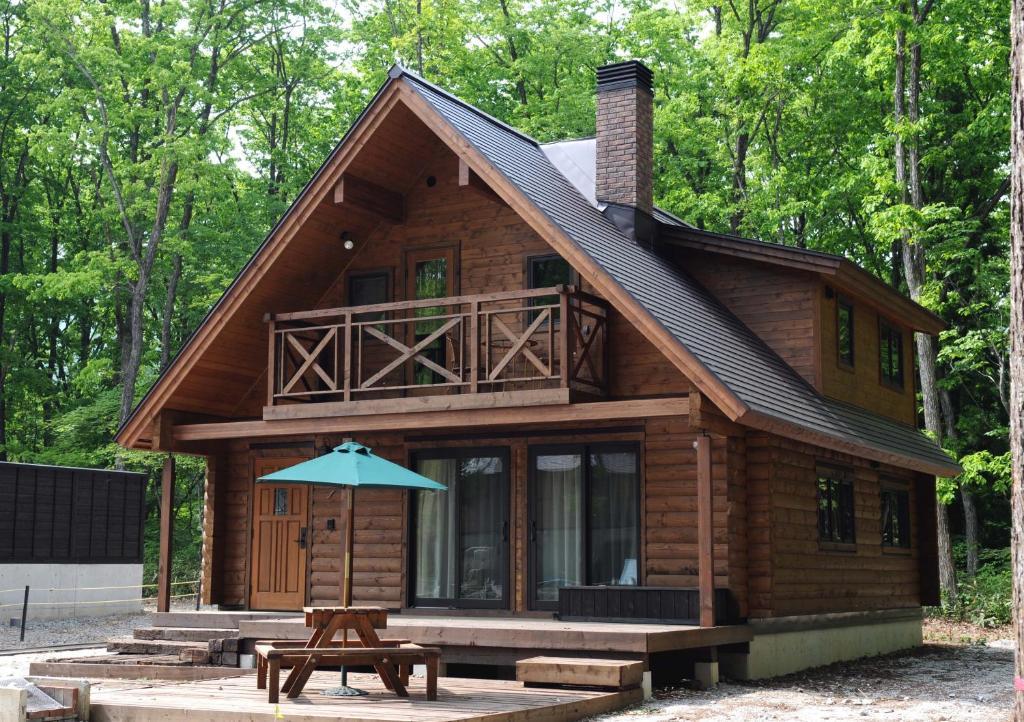 Log Cottage Epoch Хакуба Екстериор снимка
